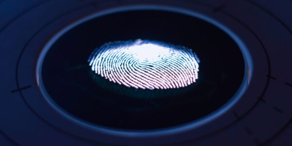 an image of f ingerprint to illustrate the news that fingerprints are not unique according to AI