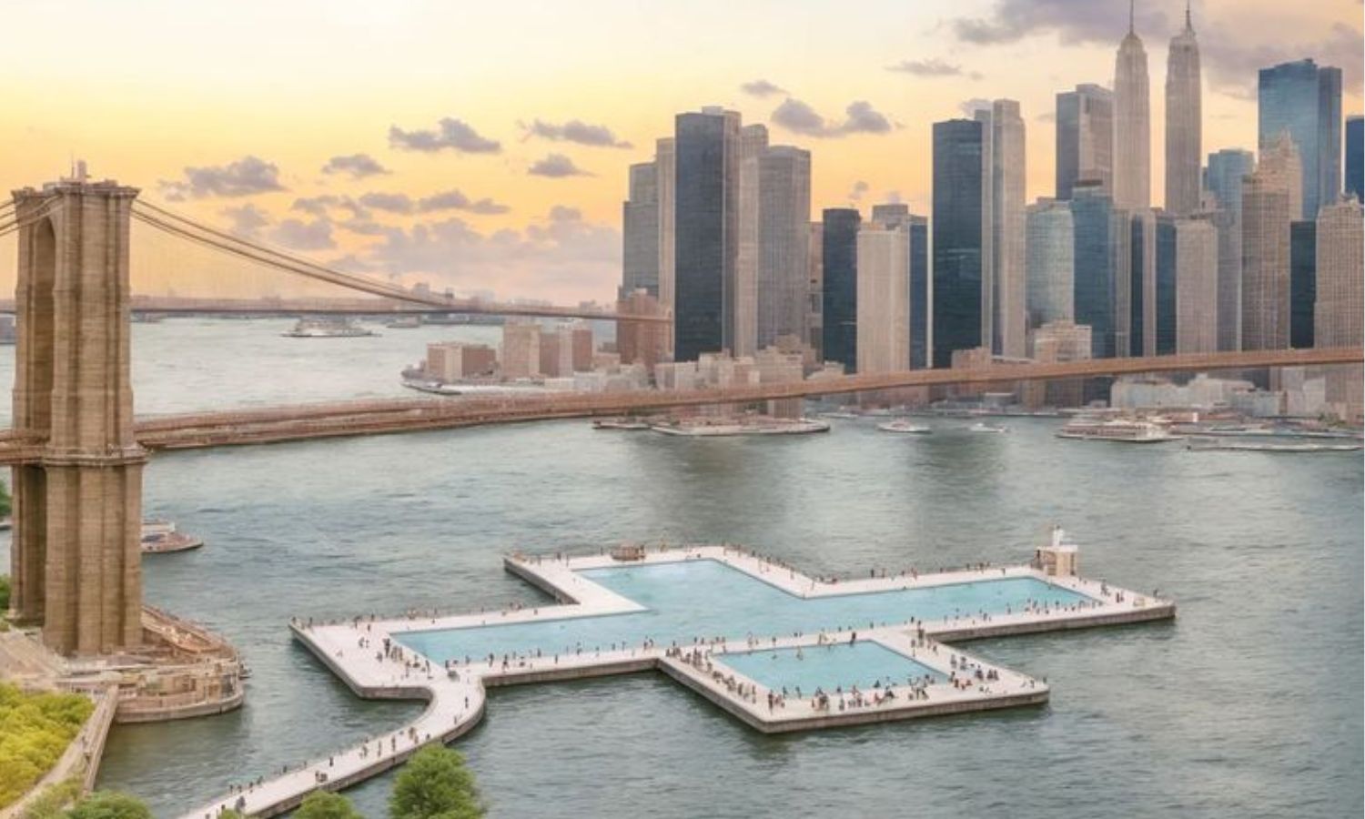 A Floating Pool Is Set to Open in New York City East River