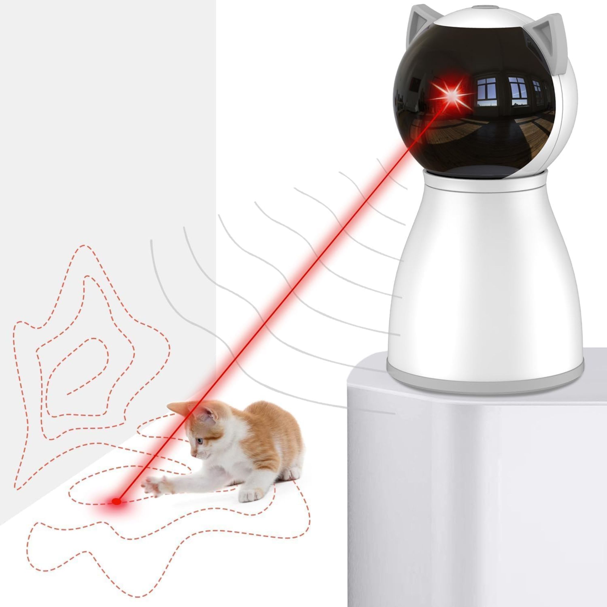 YVE Life Motion Activated Cat Laser Toy