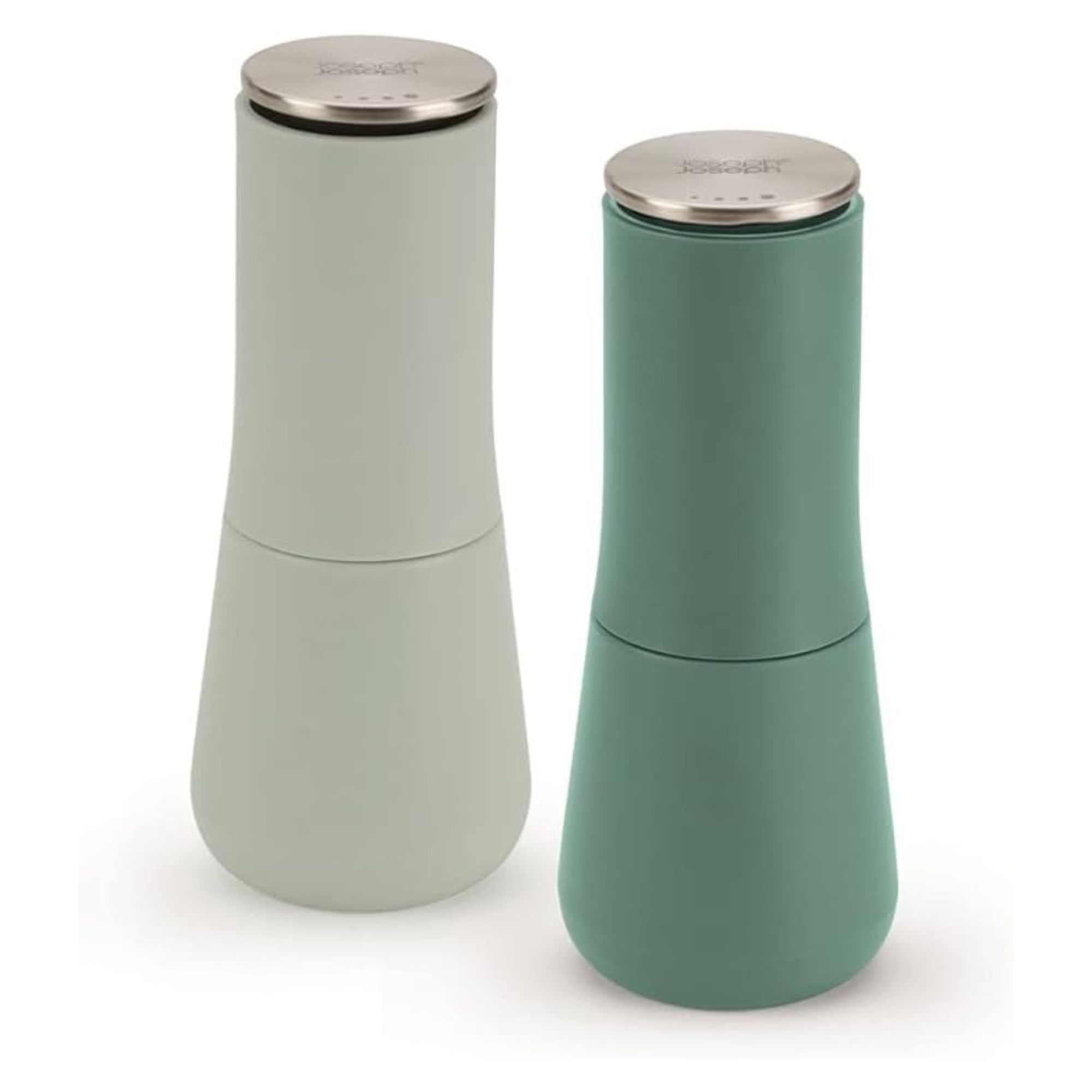 Joseph Joseph Milltop Non-spill salt & pepper mill set in sage best amazon prime day deals under $50