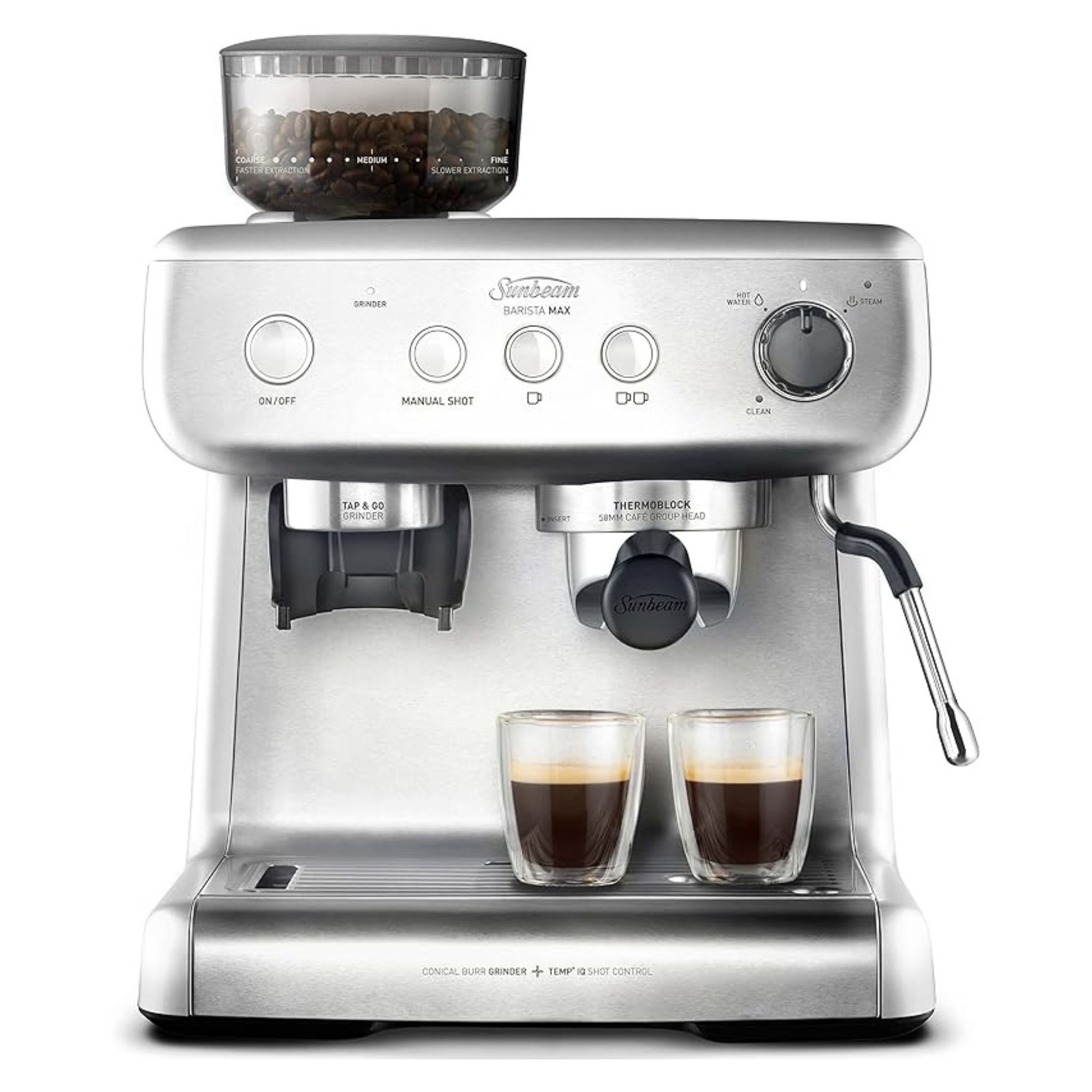 amazon prime day coffee machine deals Sunbeam Barista Max | Espresso, Latte and Cappuccino Coffee Machine, Was $549, Now $389.99