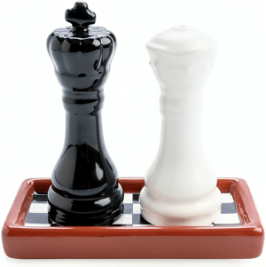 Chess Lovers Salt and Pepper Shakers Set