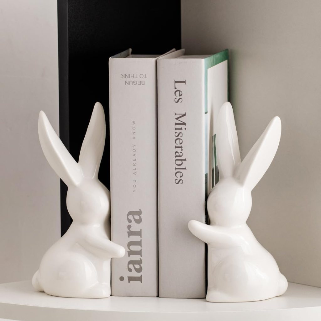 Ceramic bookends