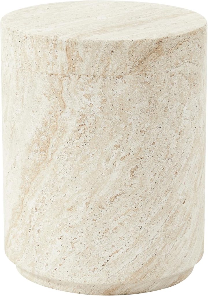 Side table travertine