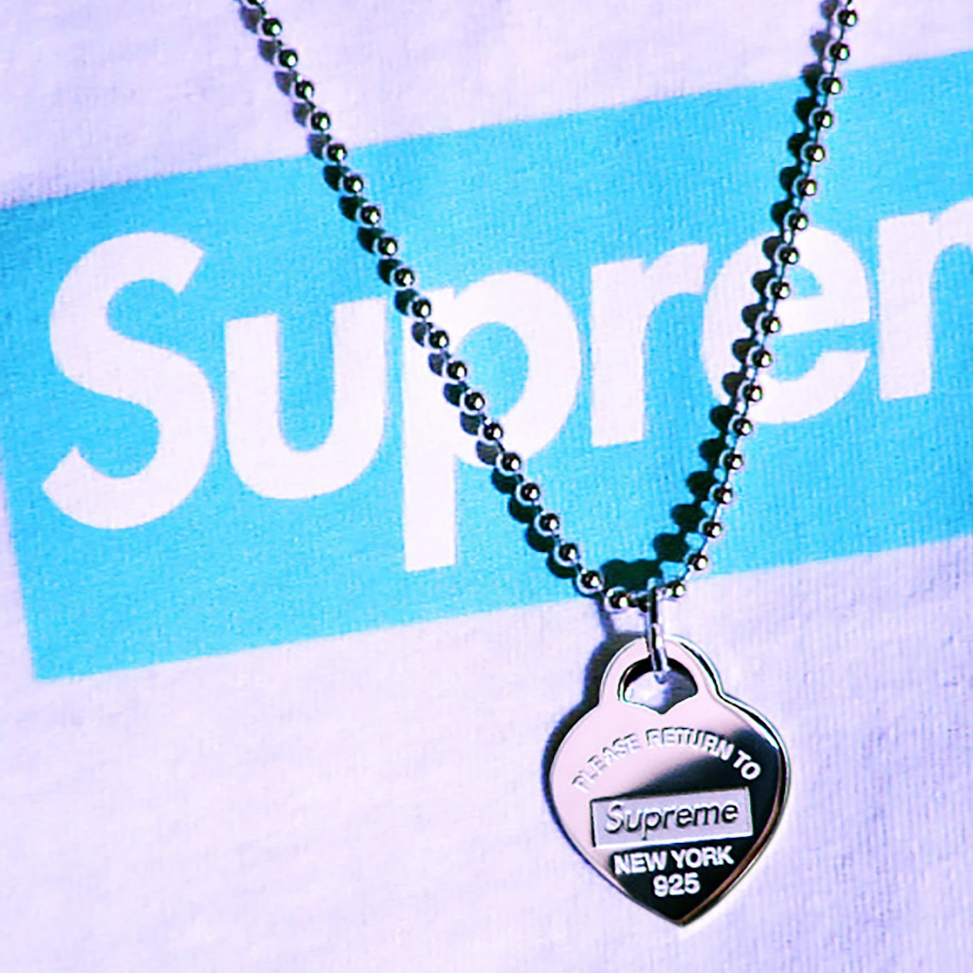Supreme and Tiffany & Co. Deliver the Iconic Heart Tag Pendant