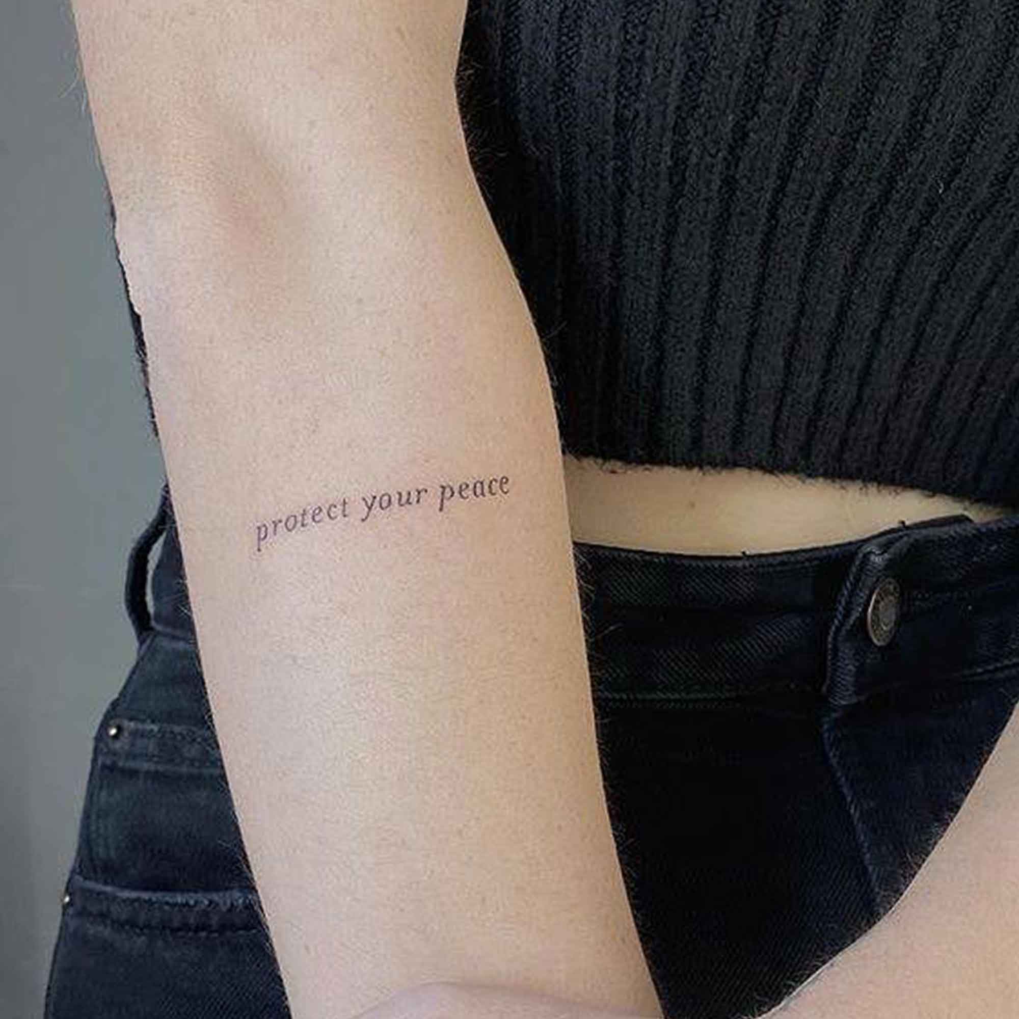 Beautiful Quote Tattoos For Girls